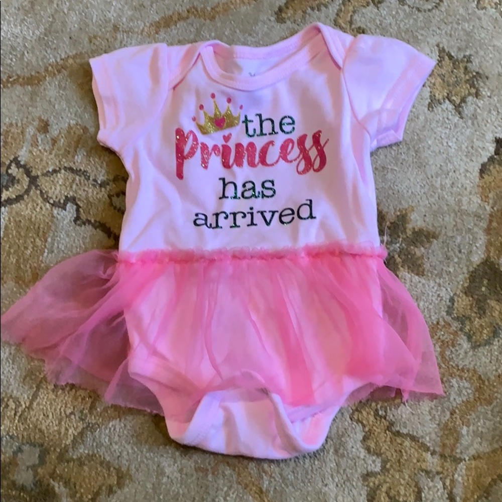 The Princess Has Arrived Onesie 3-6 months